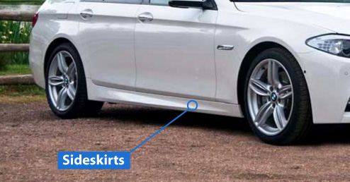BMW 5 SERIES F10 SIDESKIRTS - MSPORT STYLE